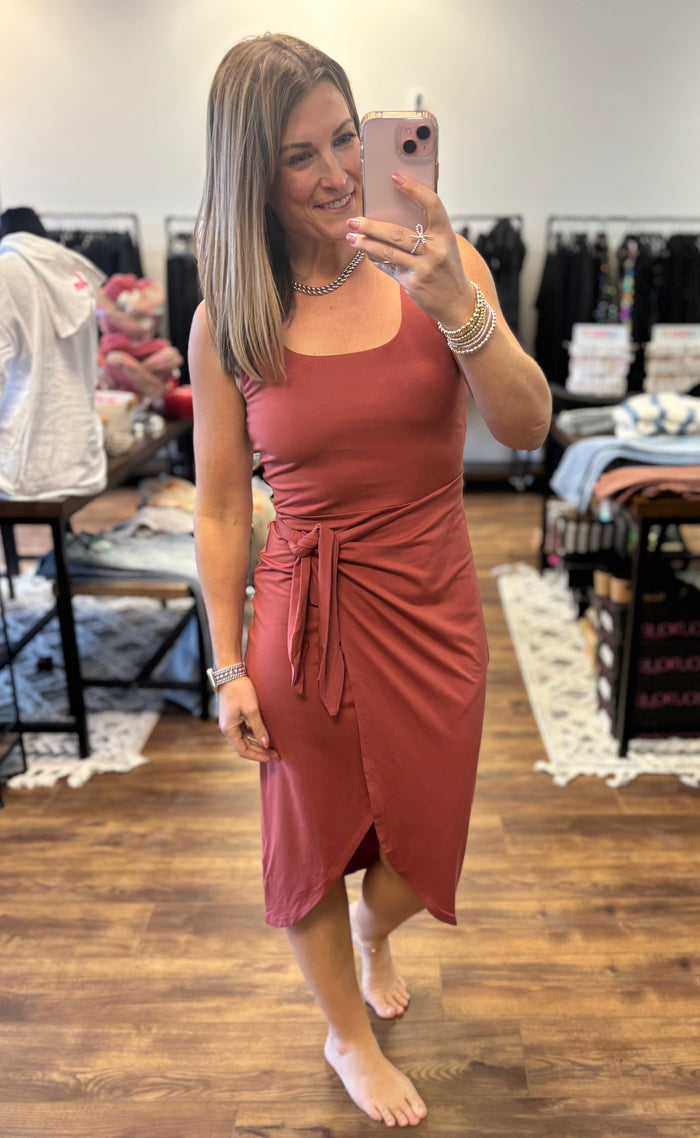 Aubrielle Wrap Dress