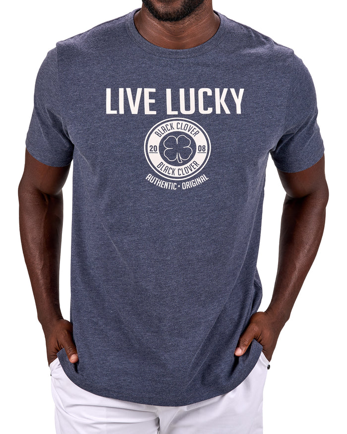 Authentic Luck Navy - Flex Graphic Tee