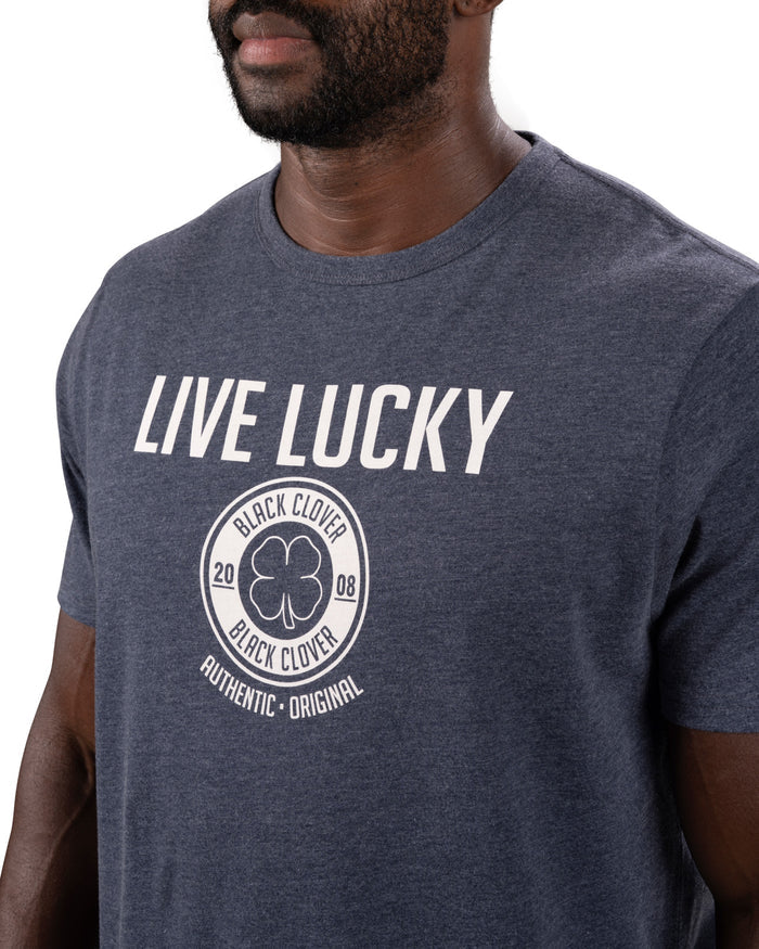 Authentic Luck Navy - Flex Graphic Tee