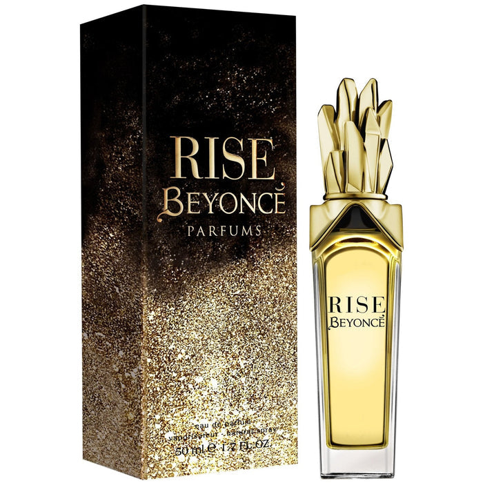 Beyonce Rise EDP Spray For Women - box and bottle packaging