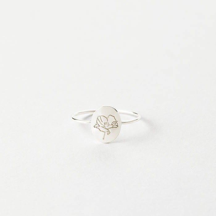 Birth Flower Ring