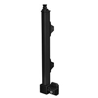 Black Top Pull lockable Pool Gate Latch