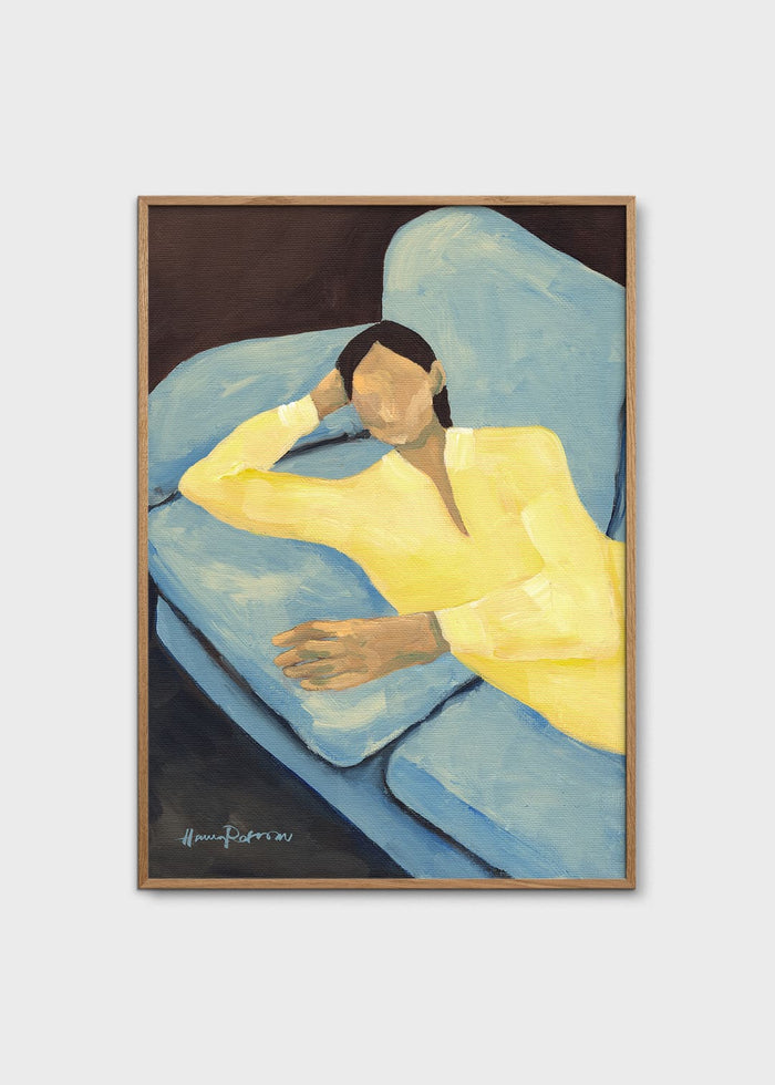 Blue Sofa by Hanna Peterson