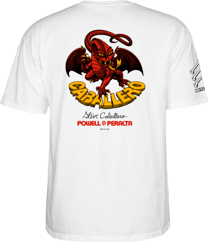 Powell Peralta Bones Brigade Steve Caballero 17th Series Tee back graphic