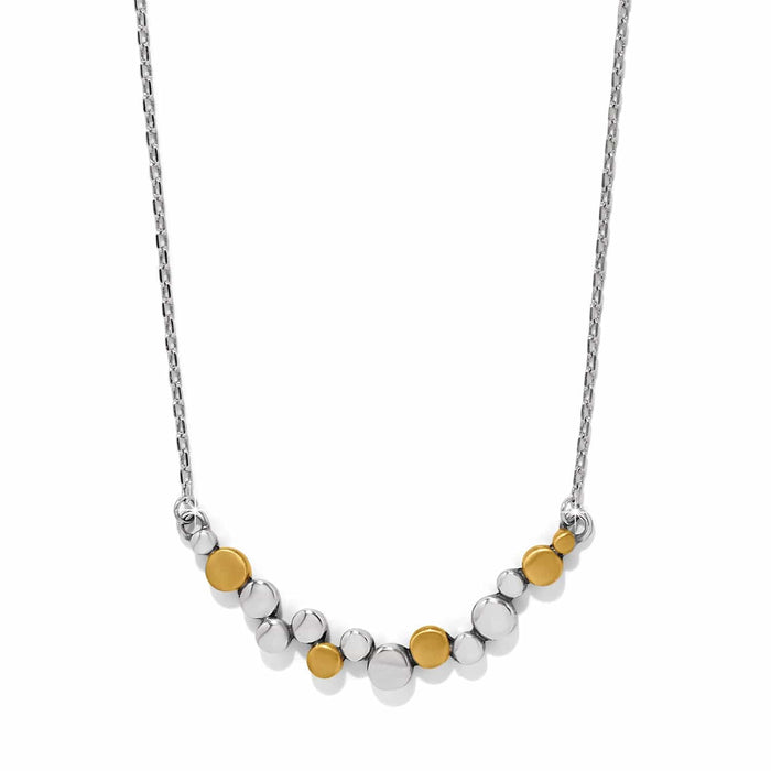 Brighton -  Pebble Edge Crescent Bar Necklace