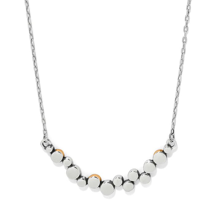 Brighton -  Pebble Edge Crescent Bar Necklace