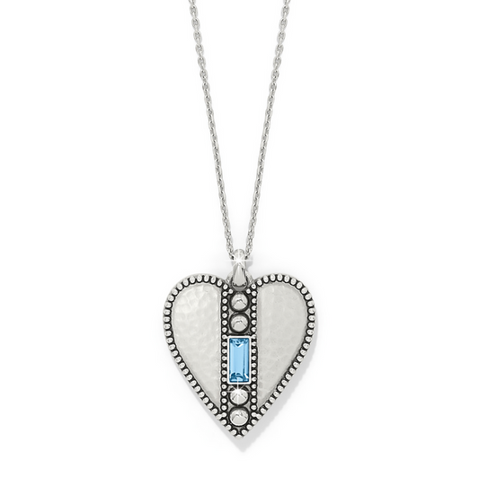 Brighton - Pretty Tough Gem Heart Necklace