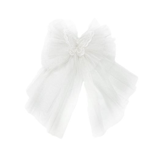 Butterfly Tulle Hair Bow - Petite Maison Kids