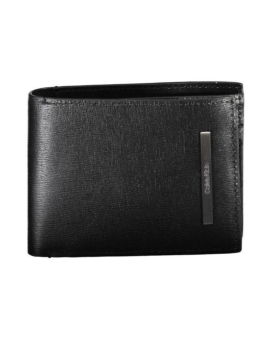 Calvin Klein Black Eco-Leather Men Wallet
