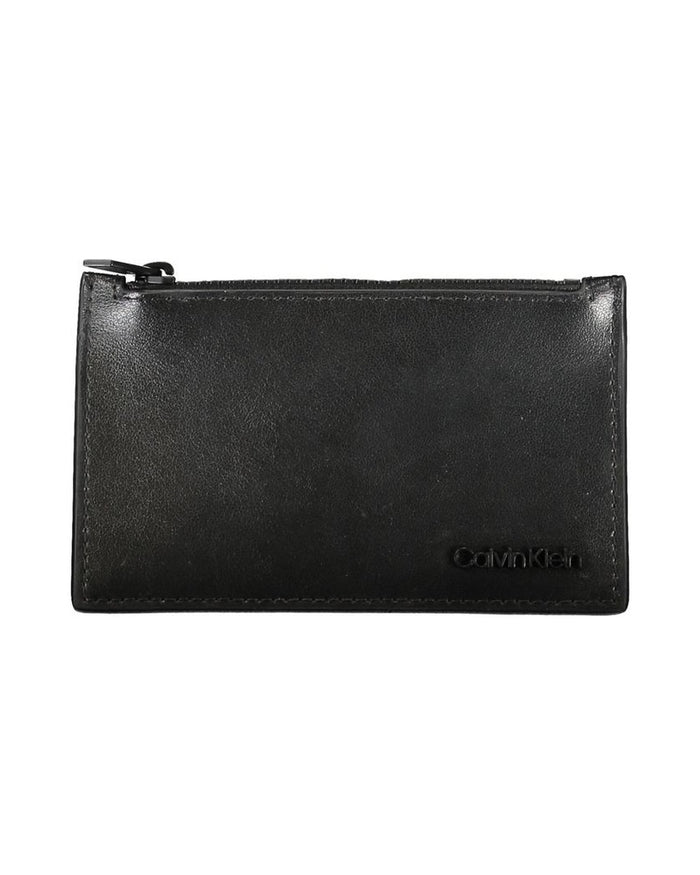 Calvin Klein Black Leather Men Wallet