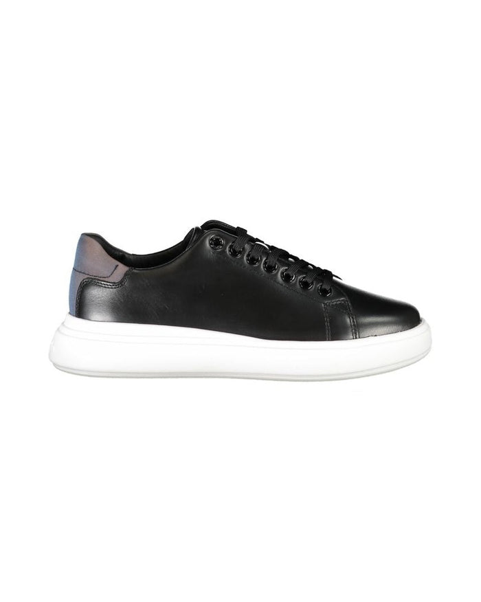 Calvin Klein Black Leather Women Sneaker