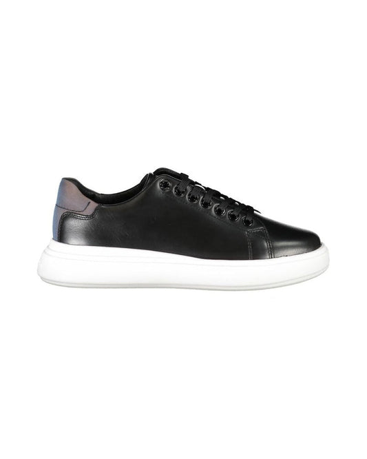 Calvin Klein Black Leather Women Sneaker