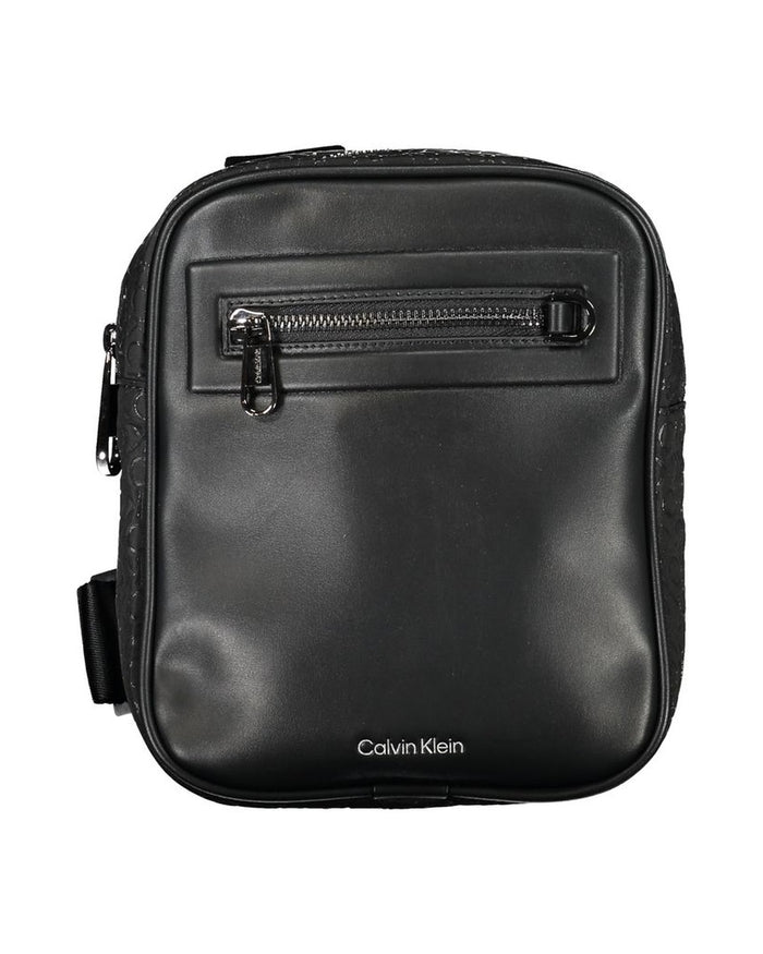 Calvin Klein Black Polyester Men Shoulder Bag