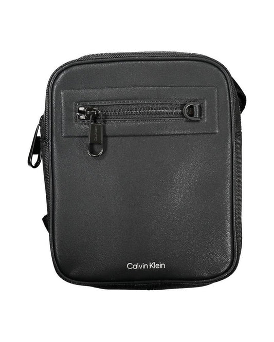 Calvin Klein Black Polyester Men's Shoulder Bag
