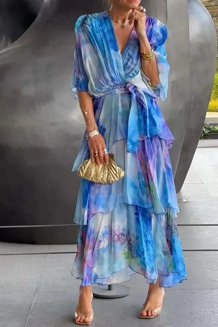 Cassia – Robe élégante en chiffon
