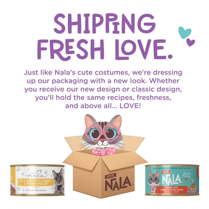 Chicken Cat Treats by Love, Nala - Chicken Mousse, 4-Pack