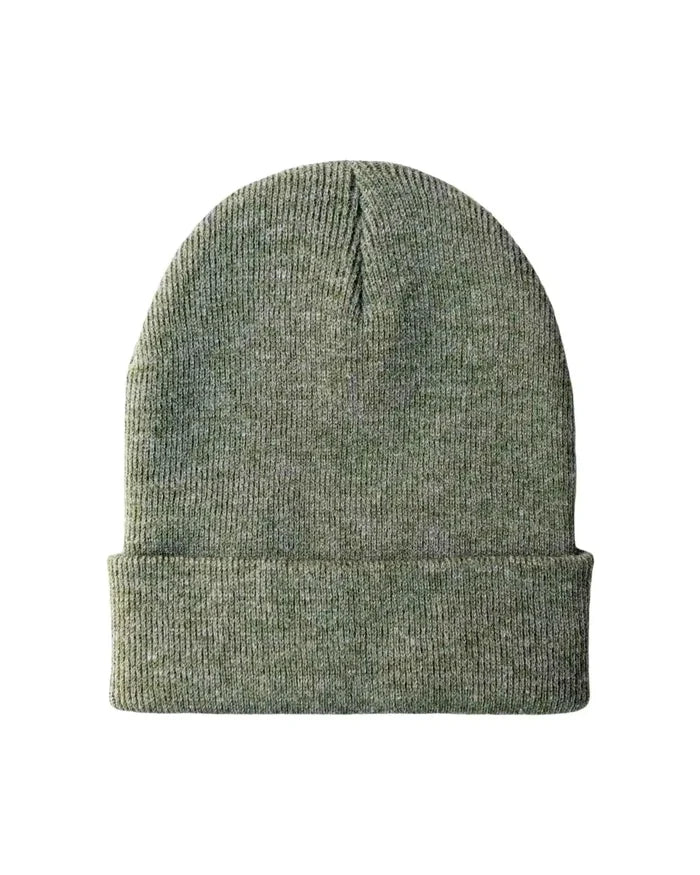 Classic Silent Cuffed Beanie, Forest Green