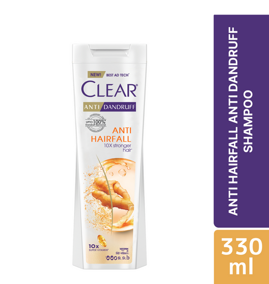 Clear Shampoo Anti Hairfall Anti Dandruff 330ml