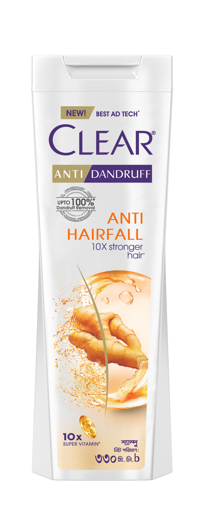 Clear Shampoo Anti Hairfall Anti Dandruff 330ml