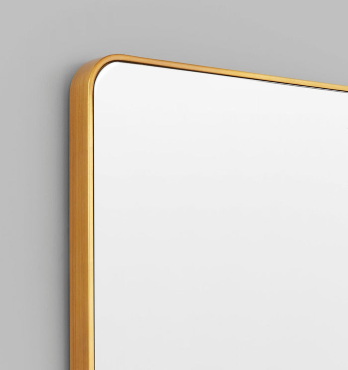 Errol Rectangle Curved | Brass