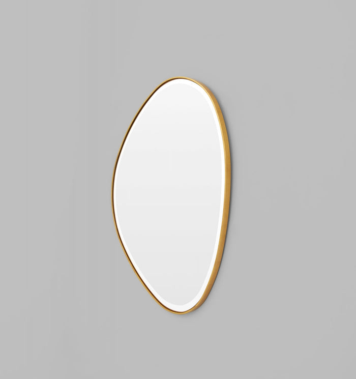 Riverstone Mirror | Brass 70 x 90 cm