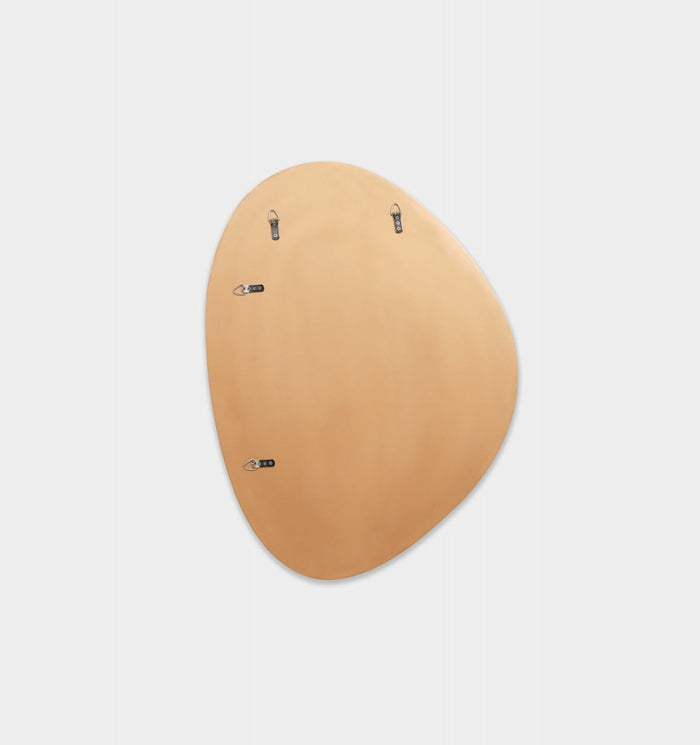 Clearance Stock Pebble Riverstone Mirror Brass 90 x70 cm