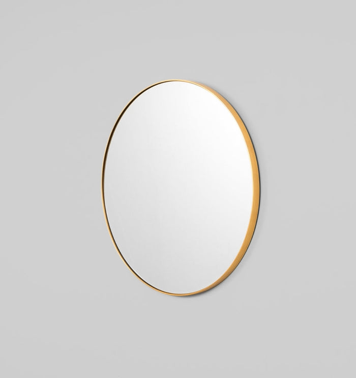 Clearance Stock | Round Mirror Bjorn  80 cm | Brass