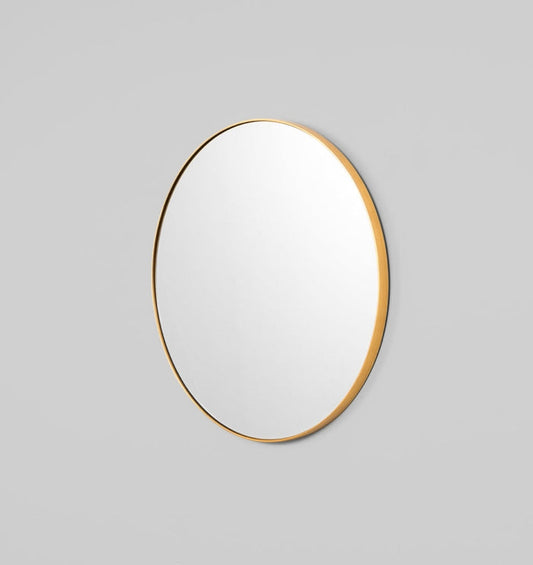 Clearance Stock | Round Mirror Bjorn  80 cm | Brass