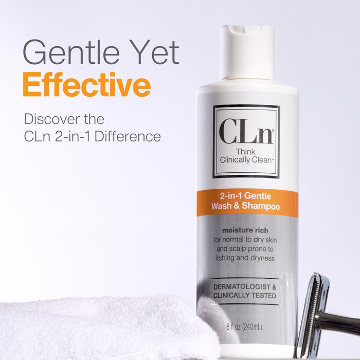 CLn 2-in-1 Gentle Wash & Shampoo Shop All Products CLn Skin Care
