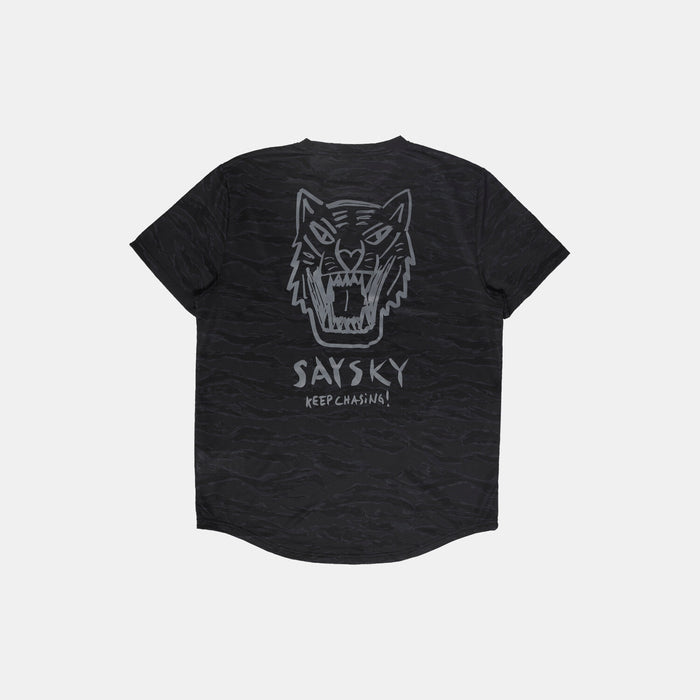 Saysky Combat T-shirt Black Camo 1080 SM25037