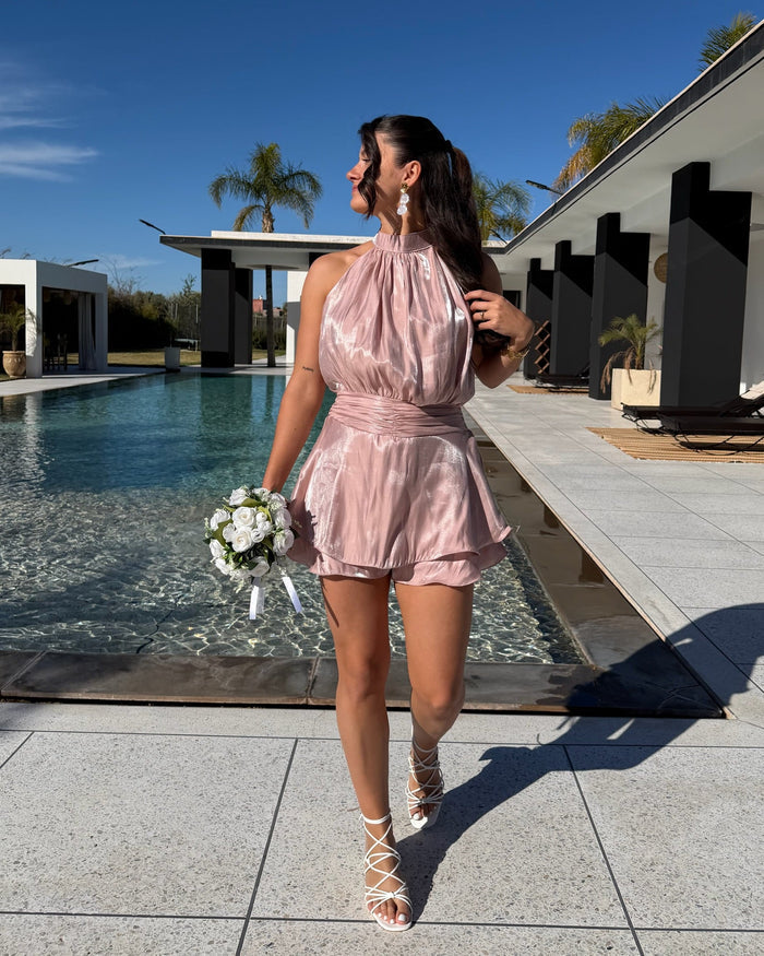 Rose pâle