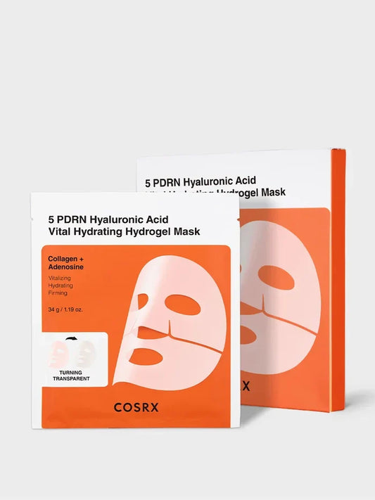 COSRX 5 PDRN Hyaluronic Acid Vital Hydrating Hydrogel Mask - DOKAN