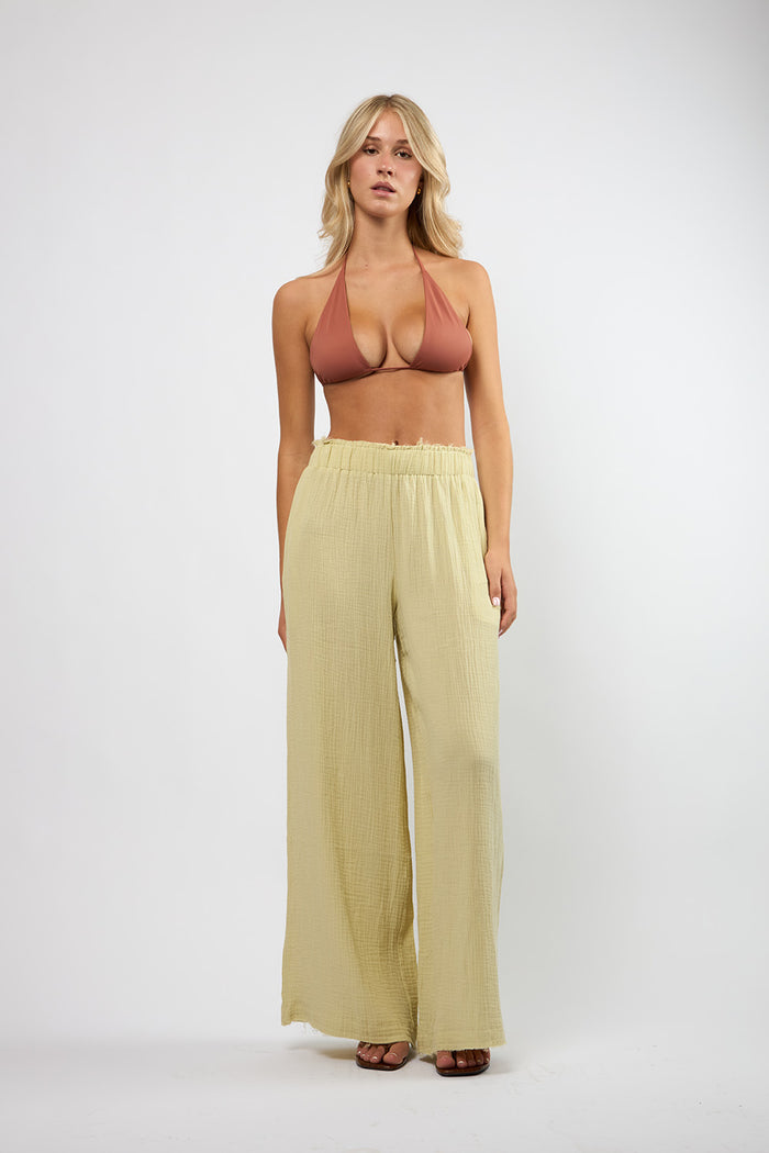 Crinkle Pant Seafoam