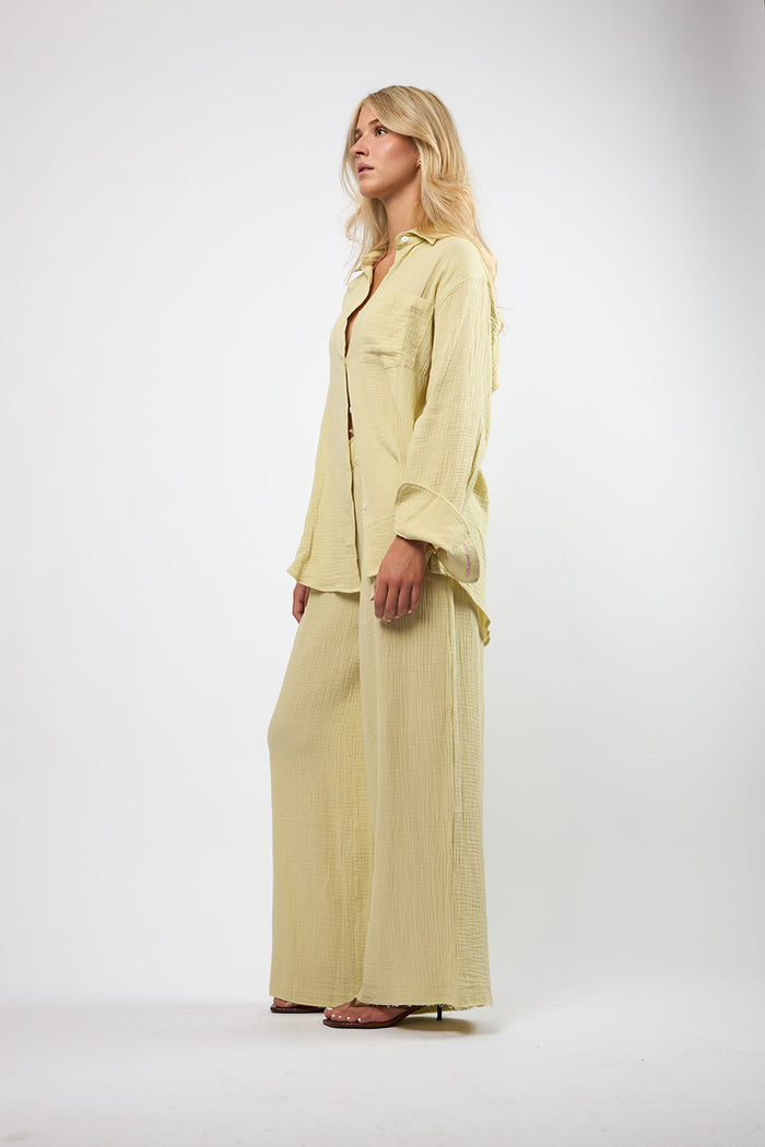 Crinkle Pant Seafoam