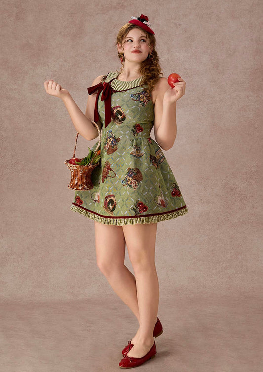 Curve&Plus Berry Basket Dress
