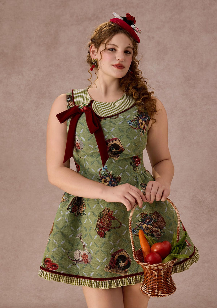 Curve&Plus Berry Basket Dress