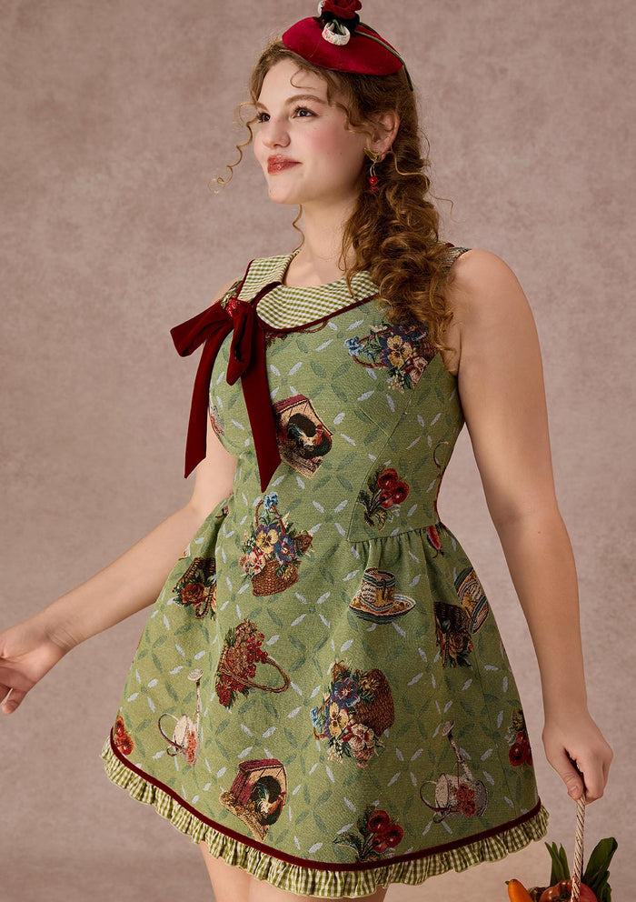 Curve&Plus Berry Basket Dress