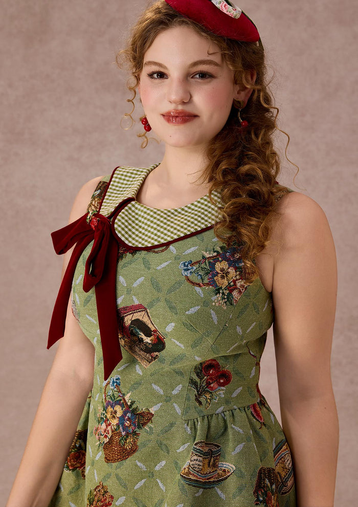 Curve&Plus Berry Basket Dress