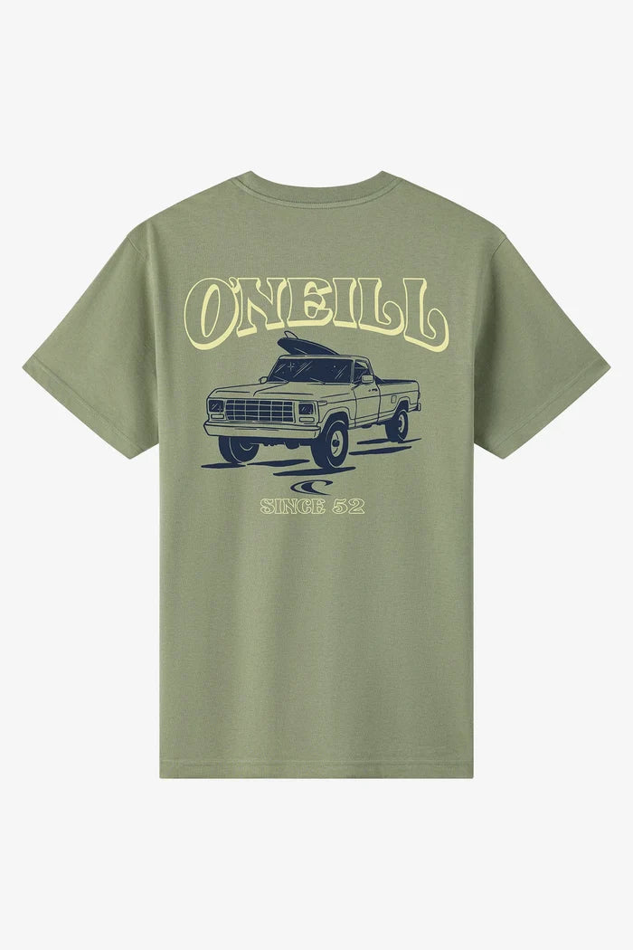 O'Neill Daily Driver Classic Tee graphic detail close-up