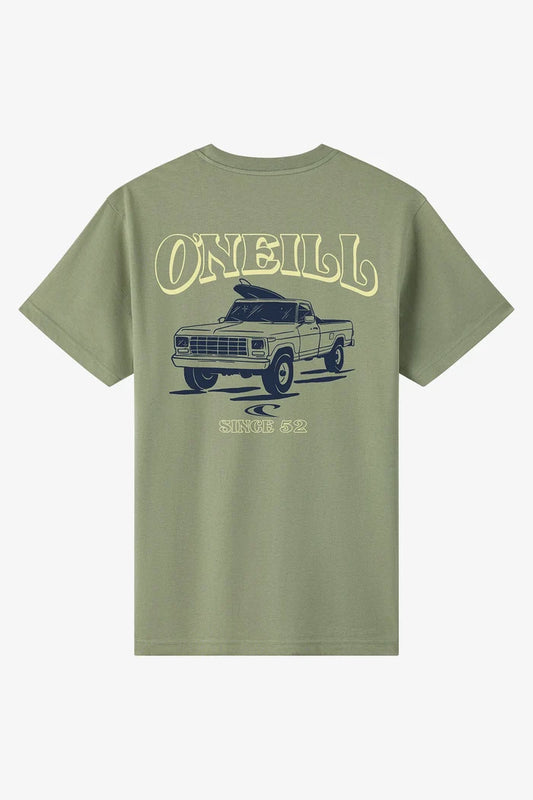 O'Neill Daily Driver Classic Tee graphic detail close-up
