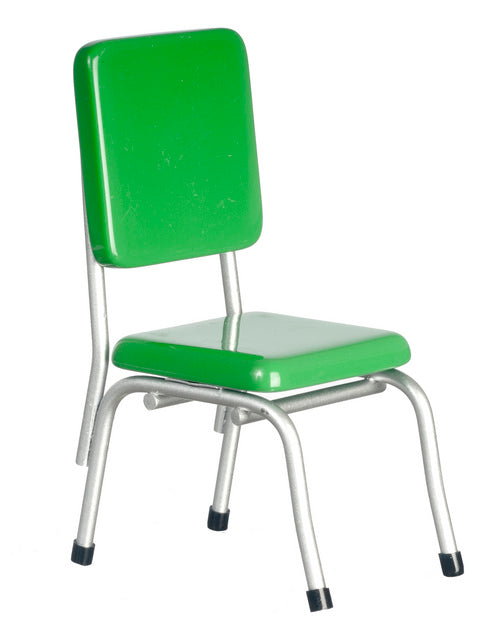 DARK GREEN 1950'S STYLE CHAIR (T5913)
