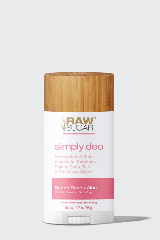 aluminum free beach rose and aloe deodorant