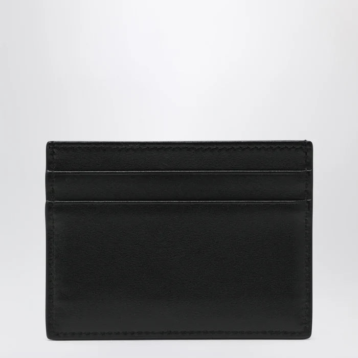 Dolce&Gabbana - Black plongé calf leather card holder