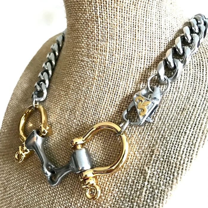 Dorada Bit Necklace Silver by AtelierCG