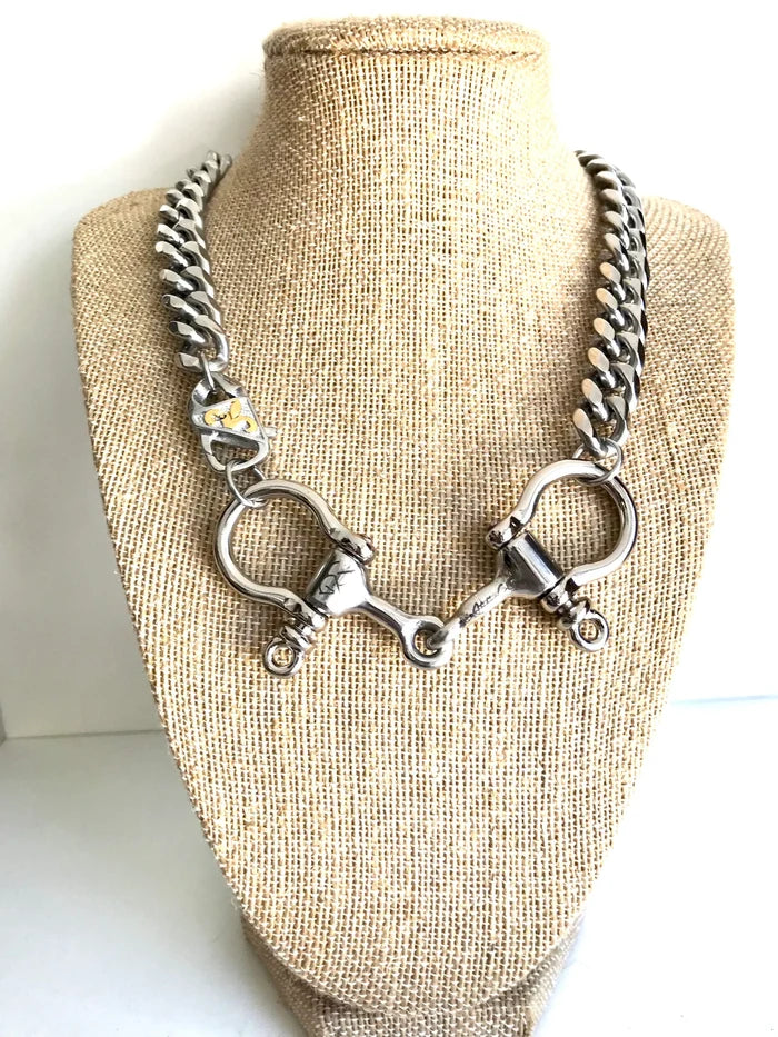 Dorada Bit Necklace Silver by AtelierCG