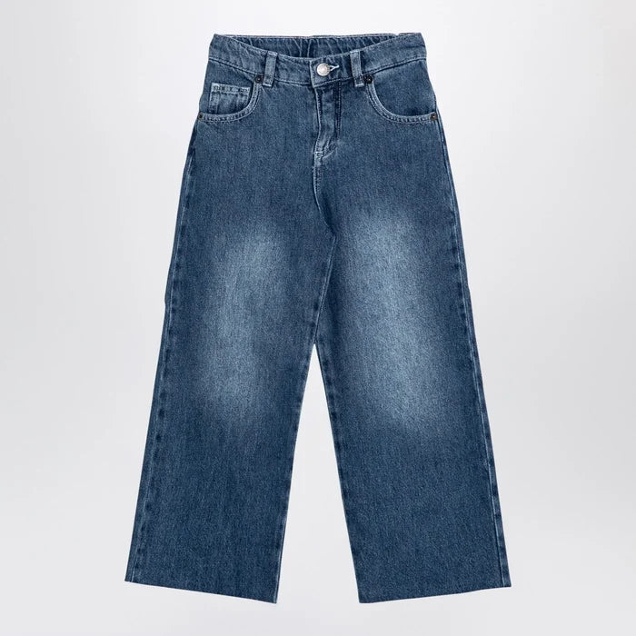 Douuod - Blue washed denim jeans Brand Pants 3
