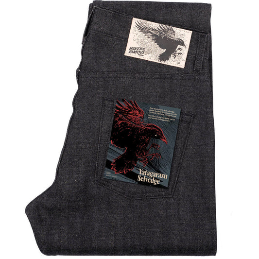 Easy Guy - Yatagarasu Selvedge - Black by Naked & Famous Denim