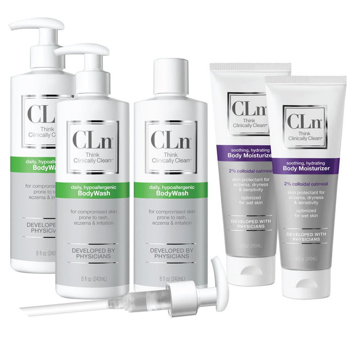 Eczema Treatment Bundle Shop All Products CLn Skin Care