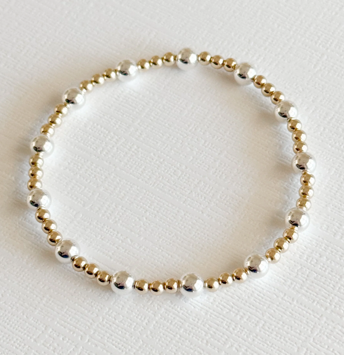 Ella Mixed Metal Bracelet | Waterproof