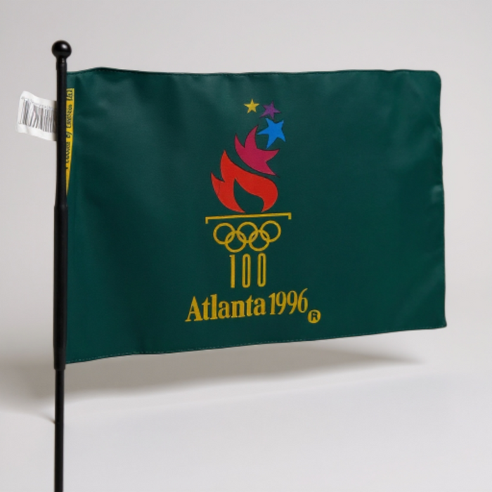 Emerson 1996 Atlanta Olympics Pennant Flag, 17" x 12"